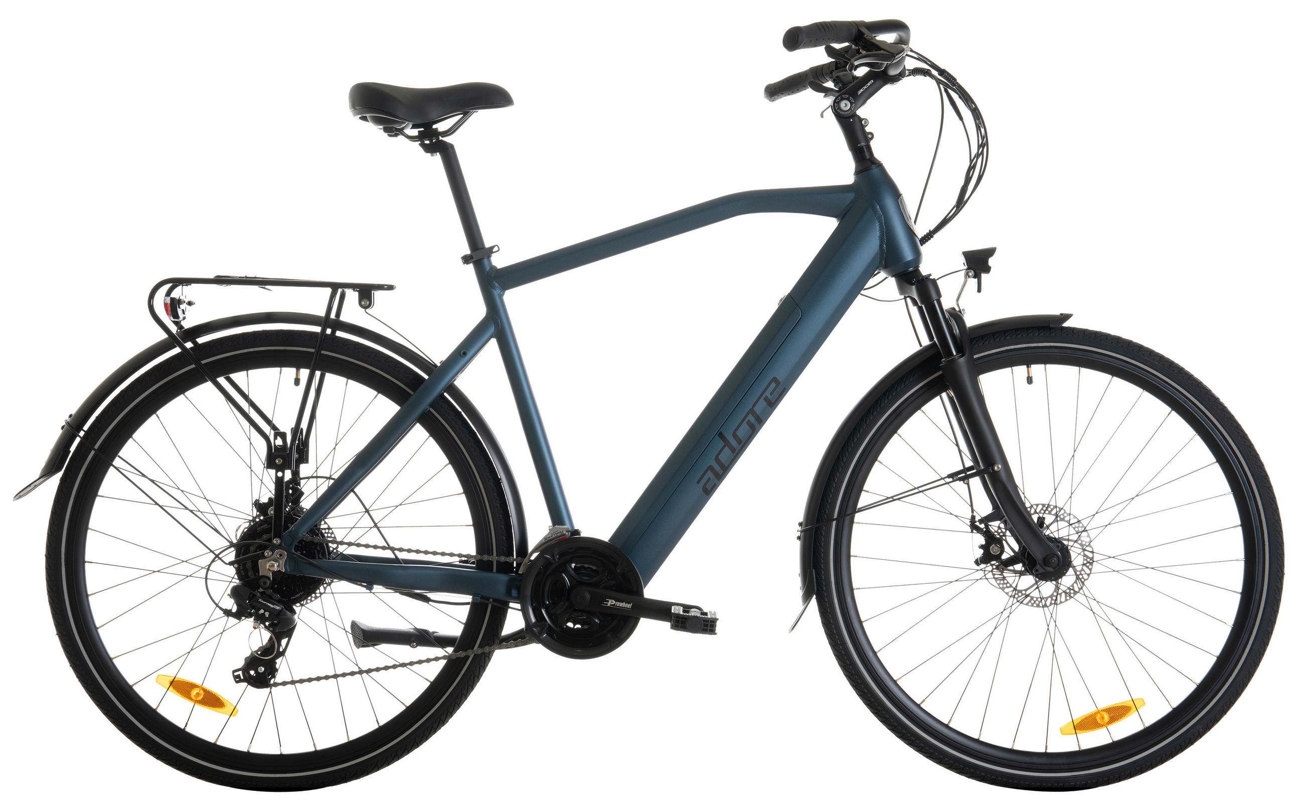 ELEKTROFAHRRAD E-Trekkingbike 28 Zoll  - Dunkelblau, Basics, Metall (180/70/100cm)