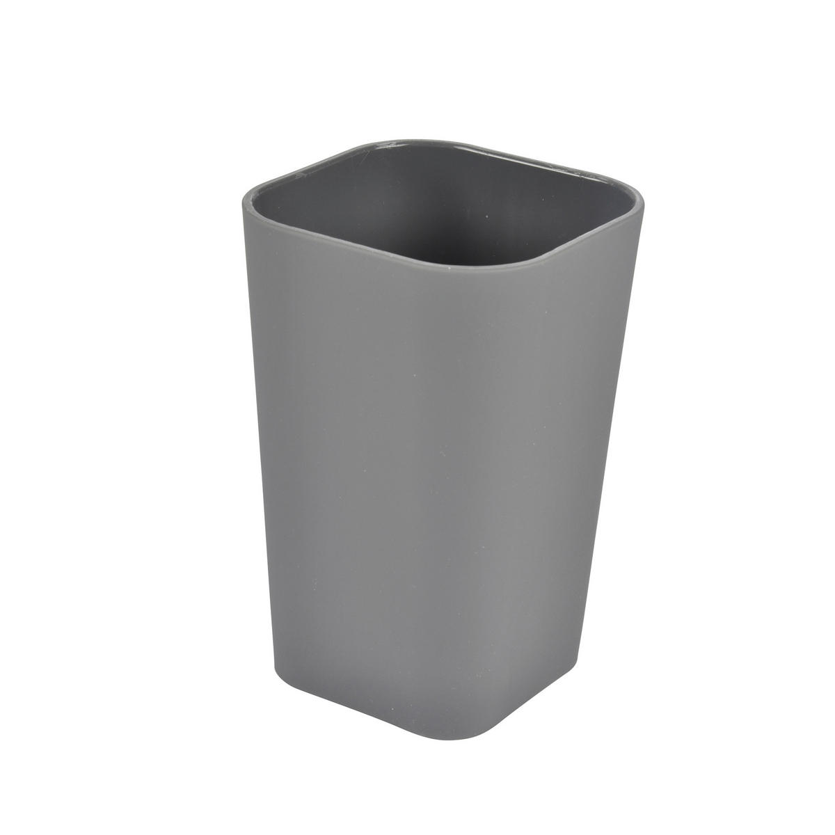 KUPATILSKA ČAŠA  tamnosiva  plastika  - tamnosiva, Osnovno, plastika (7,3/11/7,3cm) - Homeware