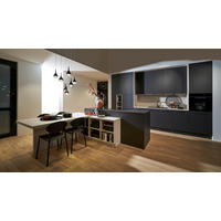 EINBAUKÜCHE PLUS  - Graphitfarben/Grau, Design, Holzwerkstoff - Nolte Küchen