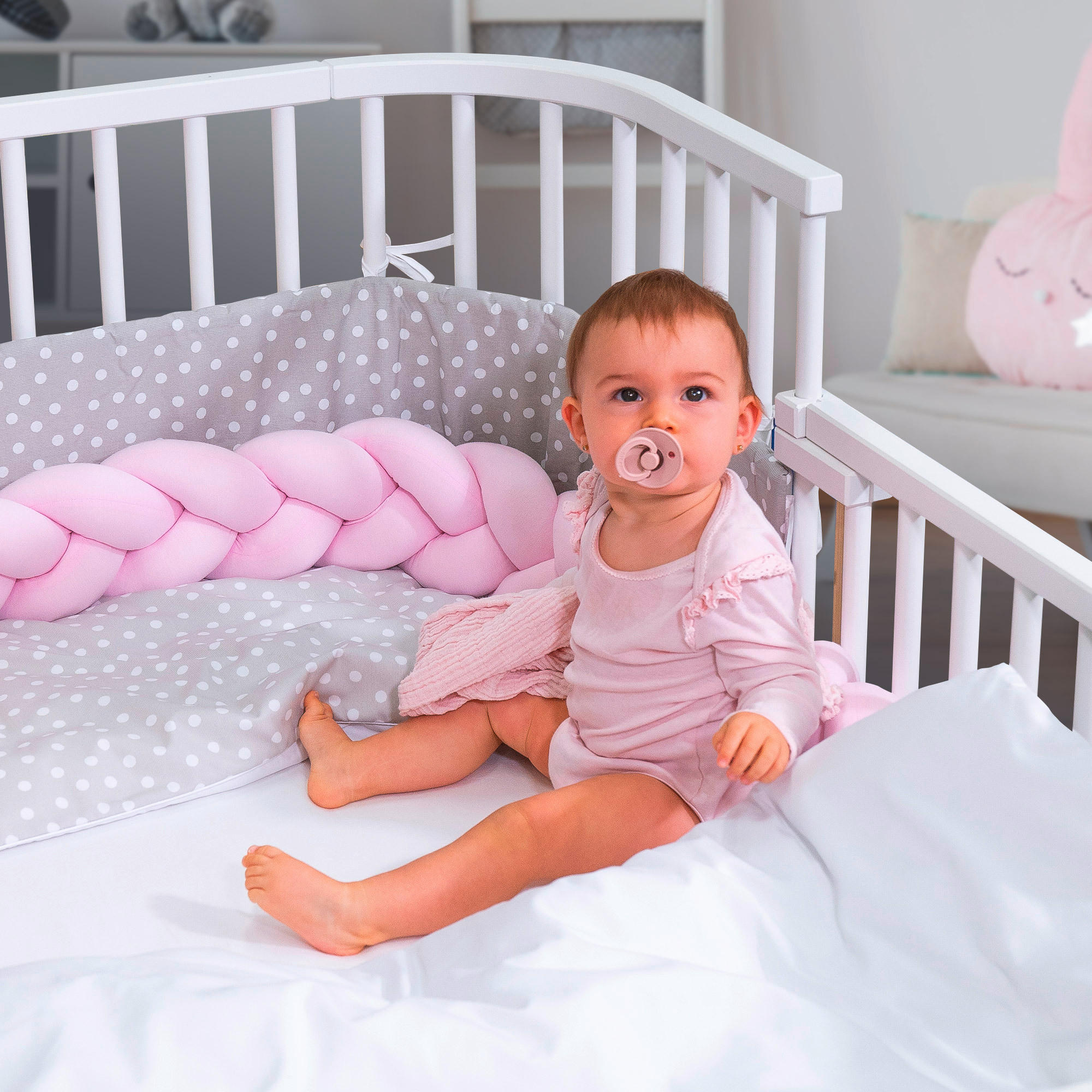 MATRATZENBEZUG - Weiß, Basics, Textil (140/89/10cm) - Babybay