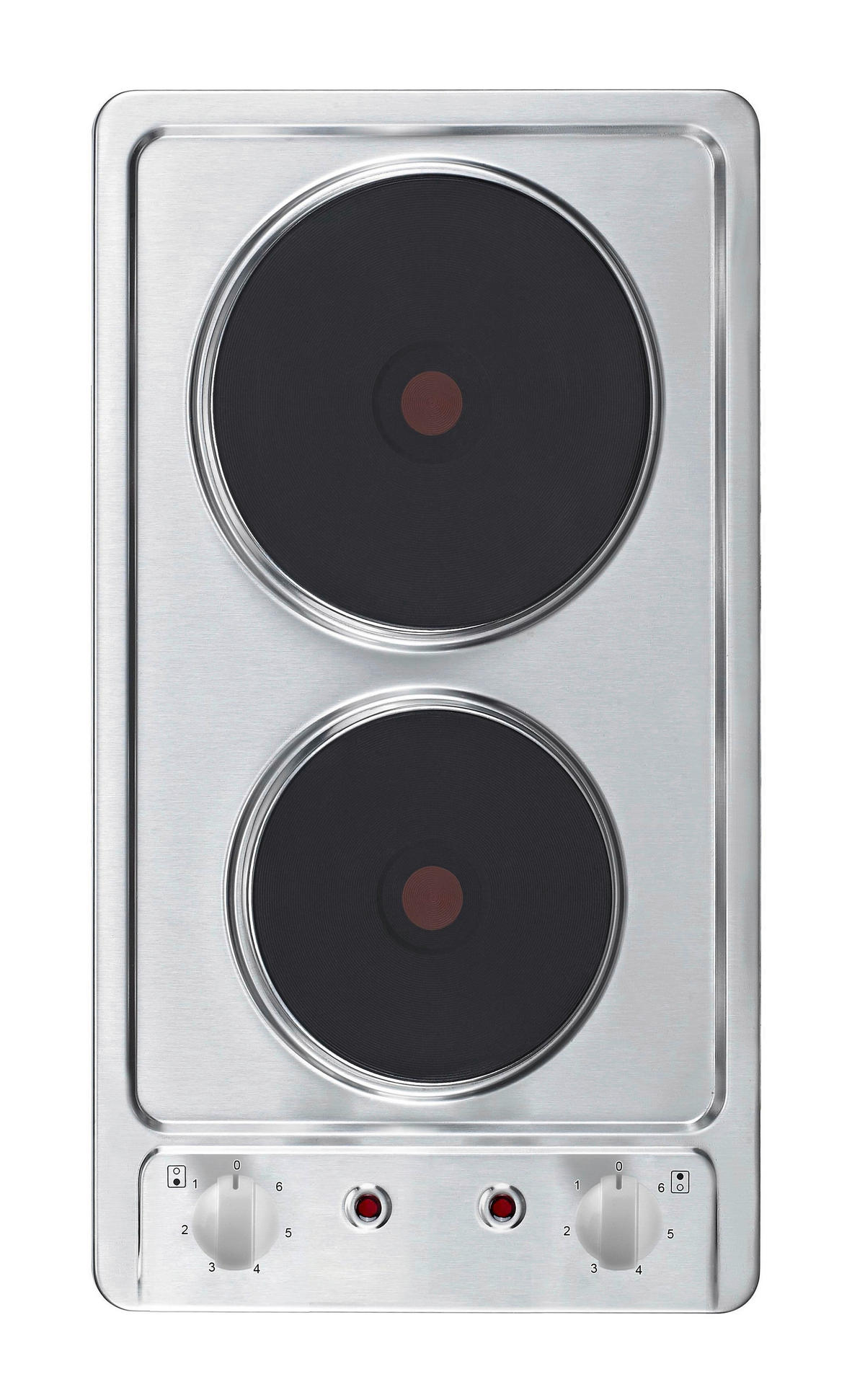 KÜCHENBLOCK 210 cm   in Grau, Weiß, Nussbaumfarben  - Edelstahlfarben/Nussbaumfarben, KONVENTIONELL, Holzwerkstoff/Metall (210cm) - Respekta
