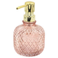 SEIFENSPENDER Kunststoff, Glas  - Transparent/Goldfarben, Basics, Glas/Kunststoff (9,5/17/9,5cm) - Sadena