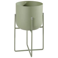 PFLANZENTOPF   - Grün, Trend, Metall (18/33cm) - Ambia Home