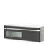 HÄNGESIDEBOARD Melamin - Graphitfarben/Alufarben, Design, Glas/Kunststoff (140,1/49/41cm) - Stylife HÄNGESIDEBOARD Melamin - Graphitfarben/Alufarben, Design, Glas/Kunststoff (140,1/49/41cm) - Stylife