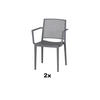 STAPELSTUHL Grau  - Grau, Basics, Kunststoff (46/80/56cm) - Siena Garden