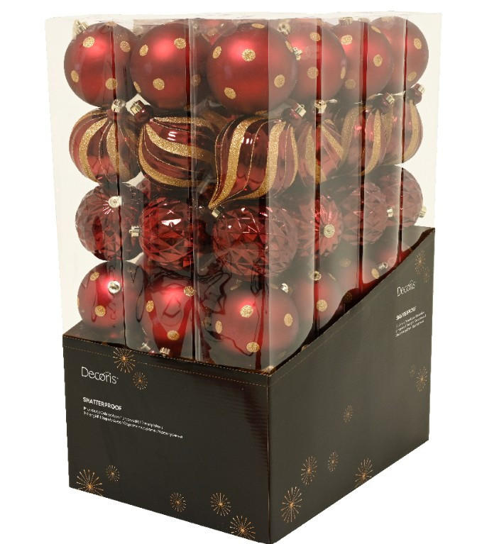 CHRISTBAUMKUGEL-SET  - Basics (15,00/15,00/15,00cm) - X-Mas