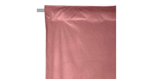 FERTIGVORHANG blickdicht  - Rot/Rosa, Basics, Textil (135/245cm) - Esposa