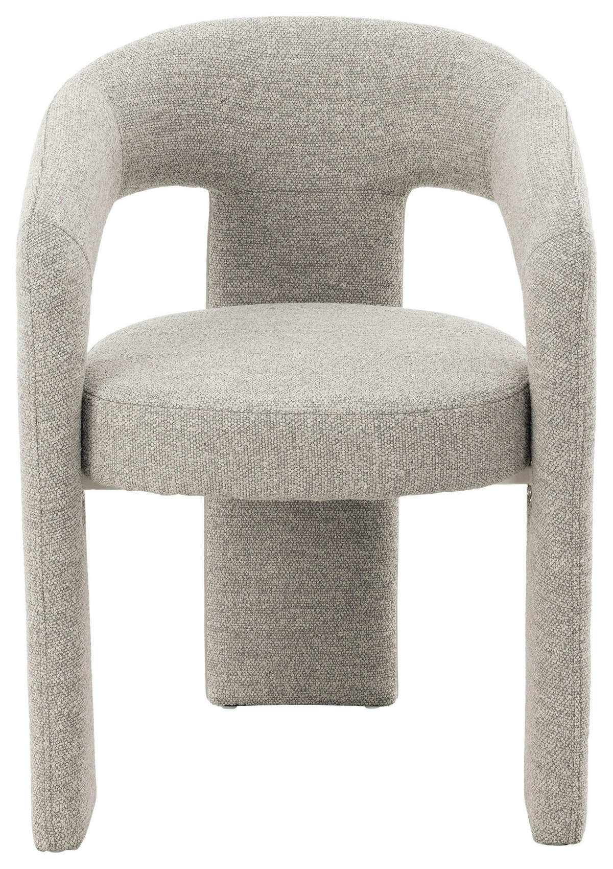 ARMLEHNSTUHL  inklusive Armlehnen Webstoff  Beige  - Beige, Design, Textil/Metall (58/81/61cm) - Niels Andersson