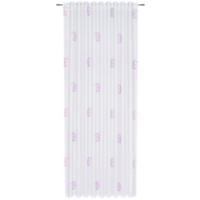 KINDERVORHANG halbtransparent   - Pink/Weiß, Basics, Textil (140/245cm) - Ben'n'jen