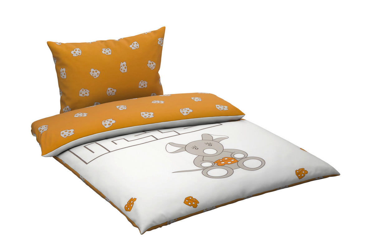 KINDERBETTWÄSCHE Perkal 100/135 cm  - Weiß, Basics, Textil (100/135cm) - Avelia