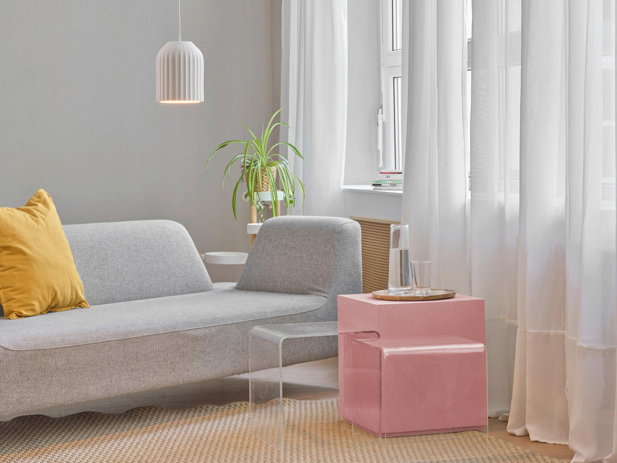 HÄNGELEUCHTE 15/120 cm  - Weiß, Basics, Stein (15/120cm) - Osram