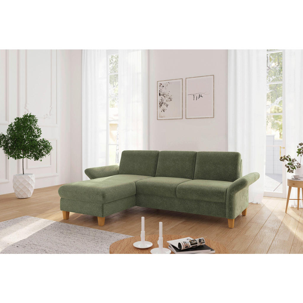 Sit & More ROHOVÁ SEDAČKA, textil, svetlozelená
