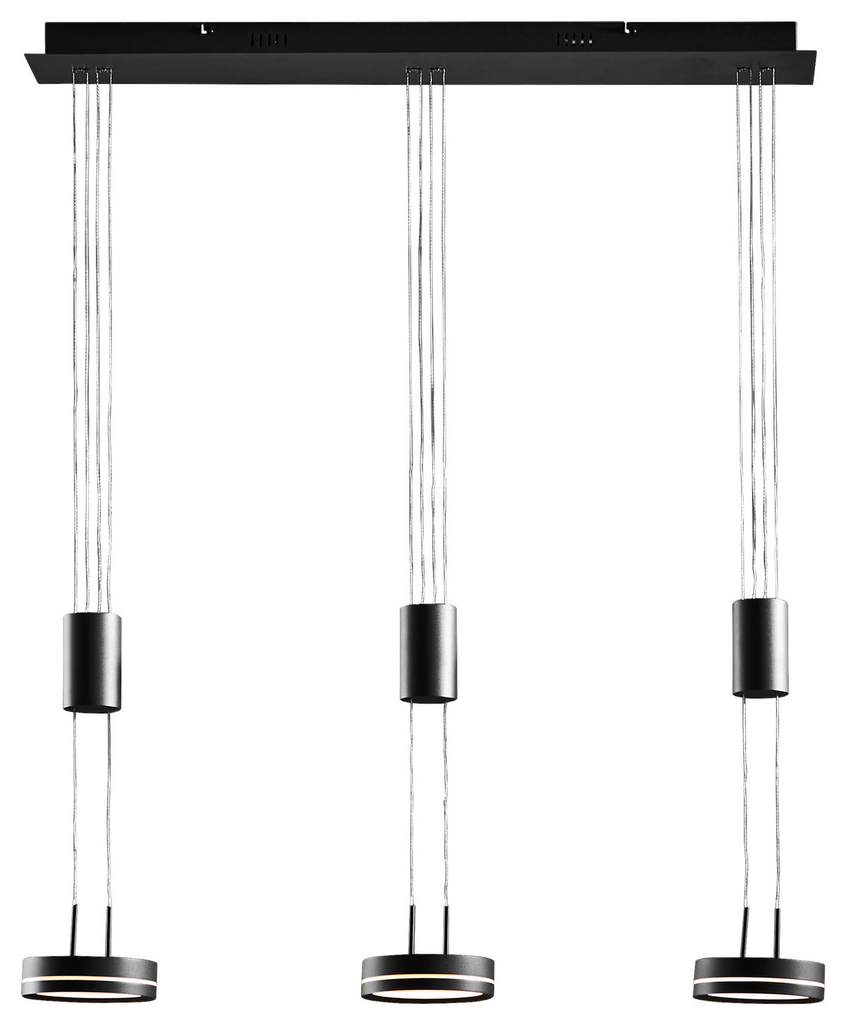 LED-HÄNGELEUCHTE 85/14/180 cm    - Weiss/Anthrazit, Lifestyle, Kunststoff/Metall (85/14/180cm)