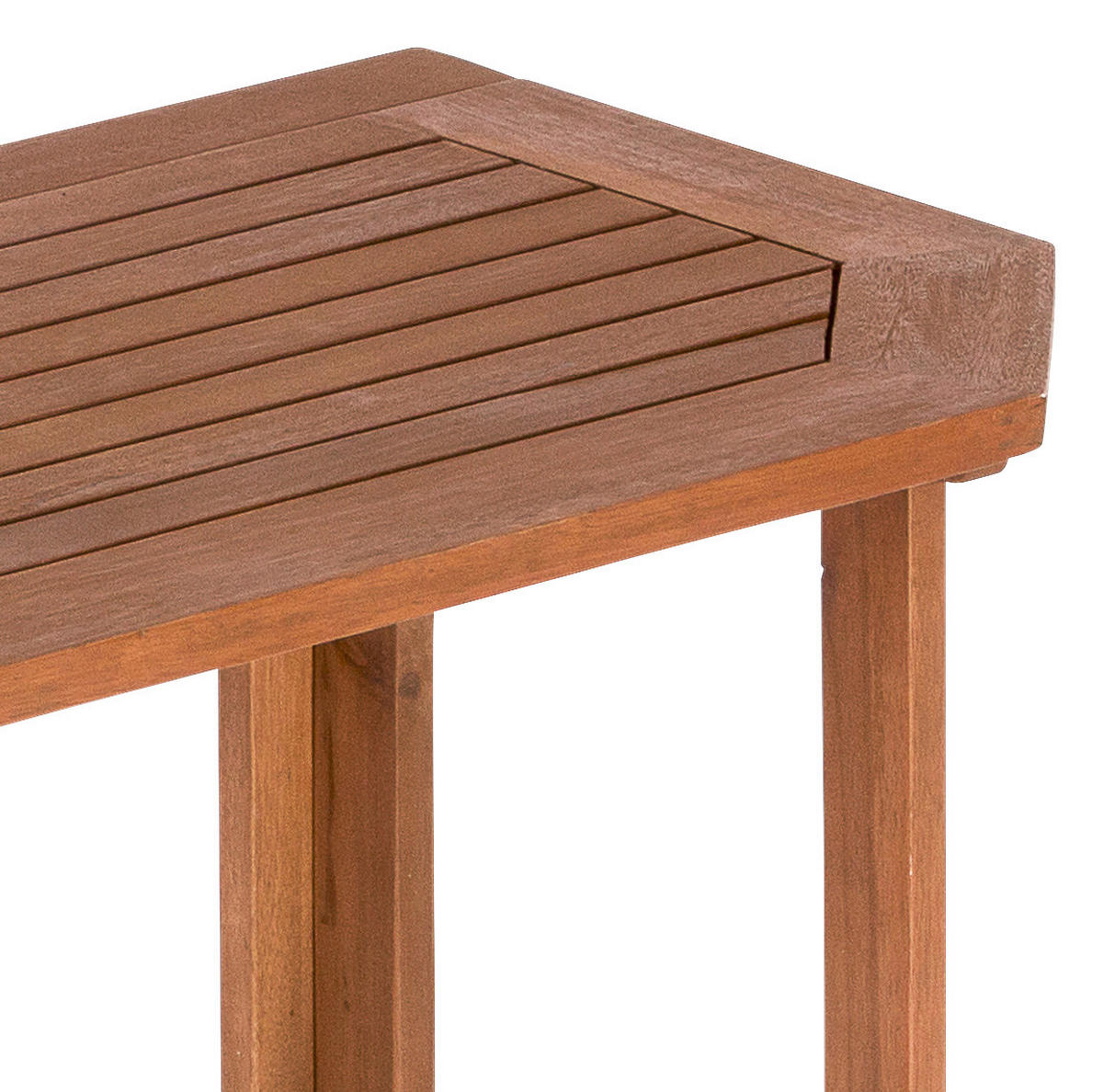GARTENKLAPPTISCH Holz rechteckig  - Naturfarben, KONVENTIONELL, Holz (90/74/50cm) - Gardenson