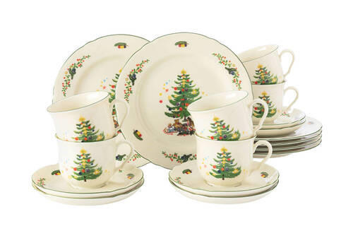 KÁVOVÝ SERVIS, 18-dielne, porcelán - Basics, keramika (43/24/18,1cm) - Seltmann Weiden