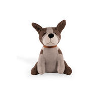 STOPER ZA VRATA braon  tekstil  - braon, Konvencionalno, kamen/tekstil (24/12/23cm)