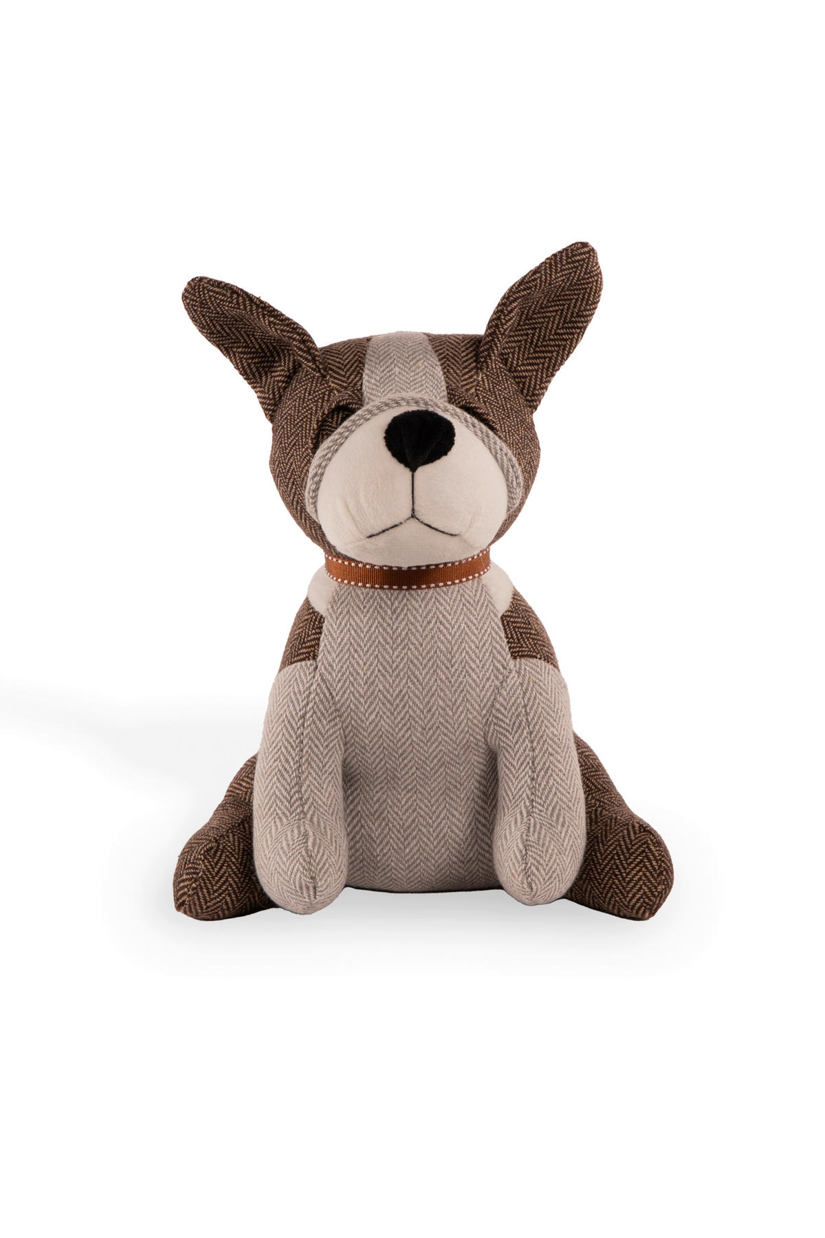 STOPER ZA VRATA braon  tekstil  - braon, Konvencionalno, kamen/tekstil (24/12/23cm)