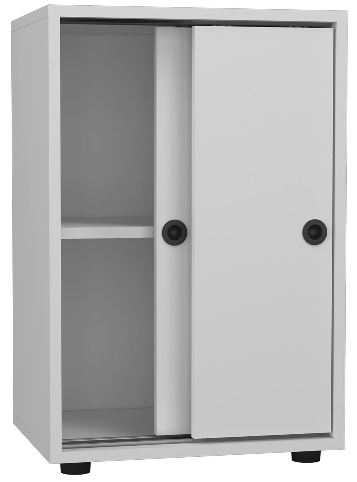 AKTENSCHRANK 49/74/38 cm  - Weiss, Design, Holzwerkstoff (49/74/38cm) - MID.YOU