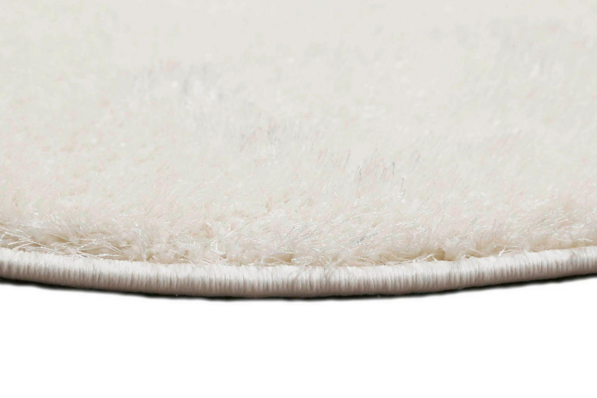 HOCHFLORTEPPICH 120 cm #Swagger Shag Creme rund  - Creme, Basics, Textil (120cm) - Esprit