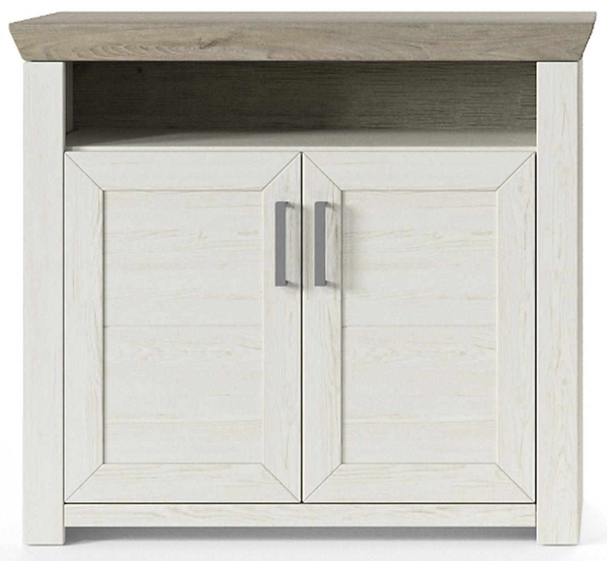 KOMMODE  in 104,5/93,4/42,2 cm  - Eichefarben/Pinienfarben, Basics, Holzwerkstoff/Metall (104,5/93,4/42,2cm) - SetOne by Musterring