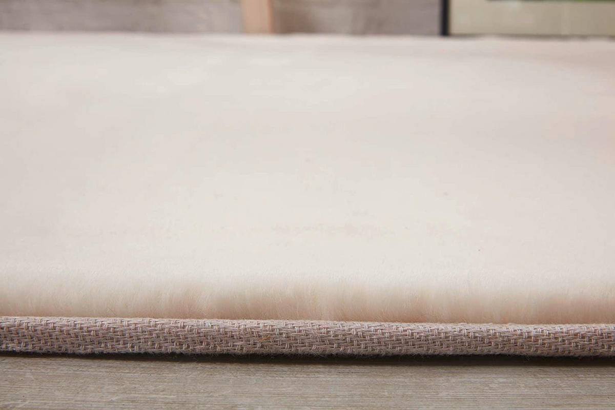 FELLTEPPICH 160/230 cm Olympos Creme  - Creme, KONVENTIONELL, Kunststoff/Textil (160/230cm) - Novel