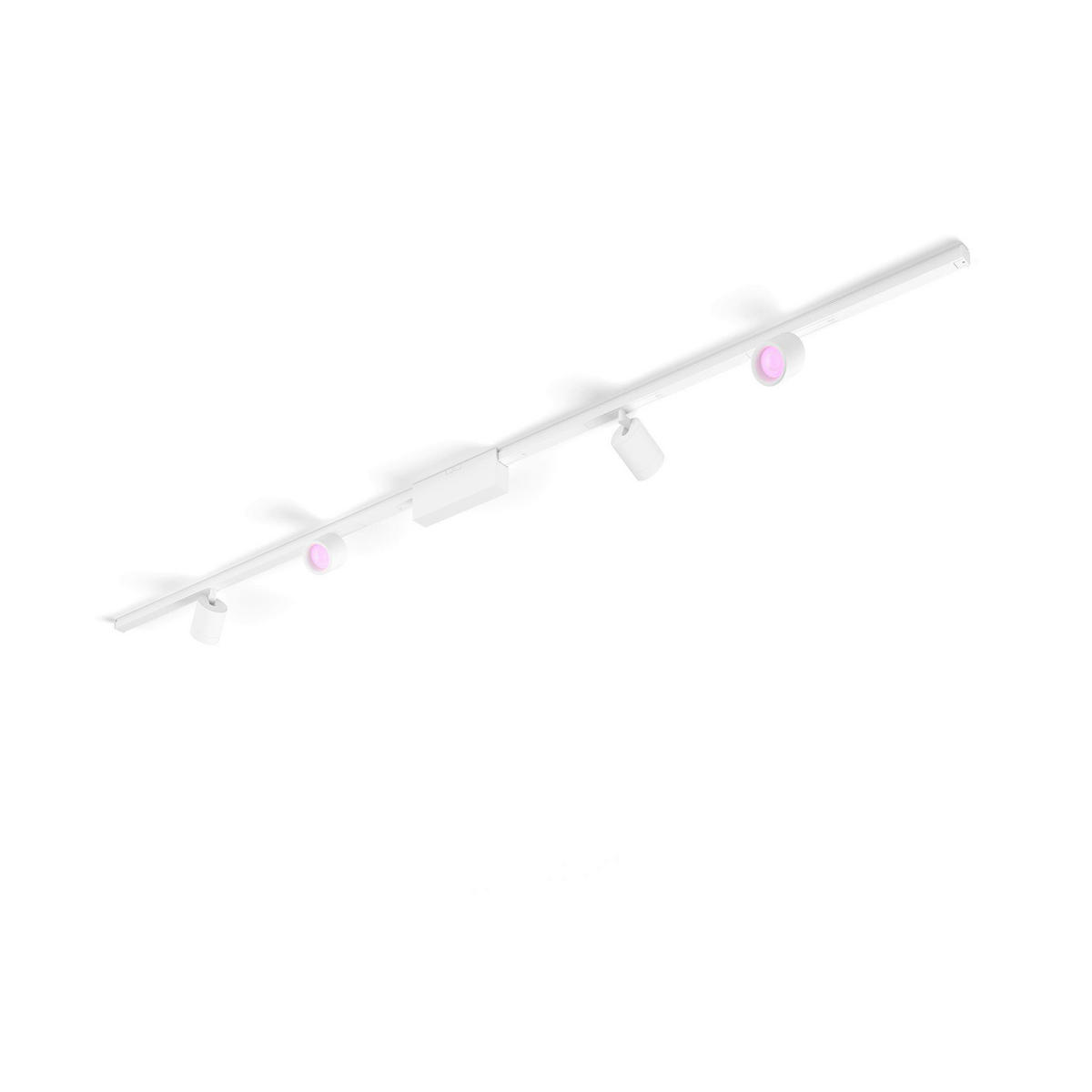 SCHIENENSYSTEM Perifo 221,5/12,8/2,6 cm   - Weiß, Basics, Metall (221,5/12,8/2,6cm) - Philips HUE