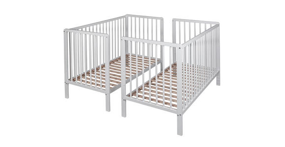 UMBAUSET ZWILLINGSBETT - Naturfarben, Basics, Holz/Textil (120/3/5cm) - My Baby Lou