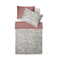 ÁGYNEMŰHUZAT-GARNITÚRA 140/200 cm  - bézs/rosé arany, Basics, textil (140/200cm) - Fleuresse