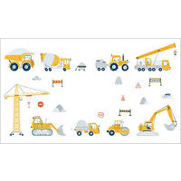 WANDTATTOO  - Multicolor, Basics, Kunststoff (50/70/0,10cm) - Euroart