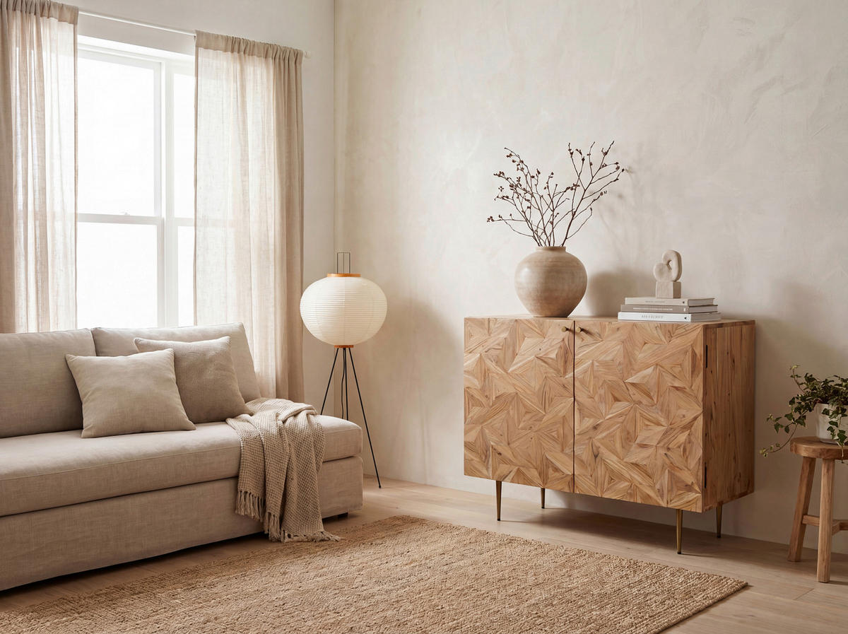 BAR Akaziefarben  - Goldfarben/Akaziefarben, Design, Holz/Metall (90/45/78cm) - Livetastic