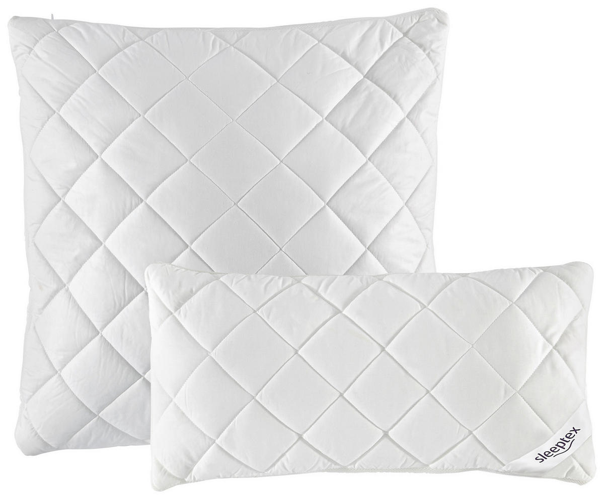 PROŠIVENI JASTUK  60/80 cm       - bela, Osnovno, tekstil (60/80cm) - Sleeptex