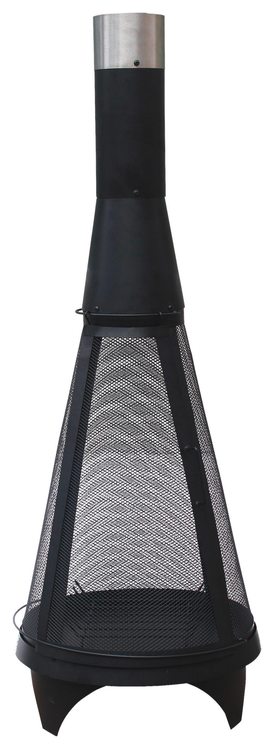FEUERSTELLE  - Schwarz, Design, Metall (49/138/49cm)