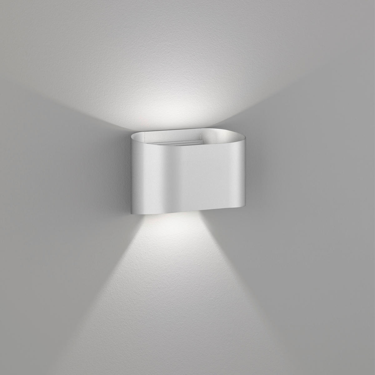 AUSSENWANDLEUCHTE - Silberfarben, Konventionell, Metall (12/18cm) - Fischer & Honsel
