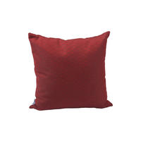OUTDOOR-KISSEN Raute  - Rot, Basics, Textil (55/55cm) - Stern