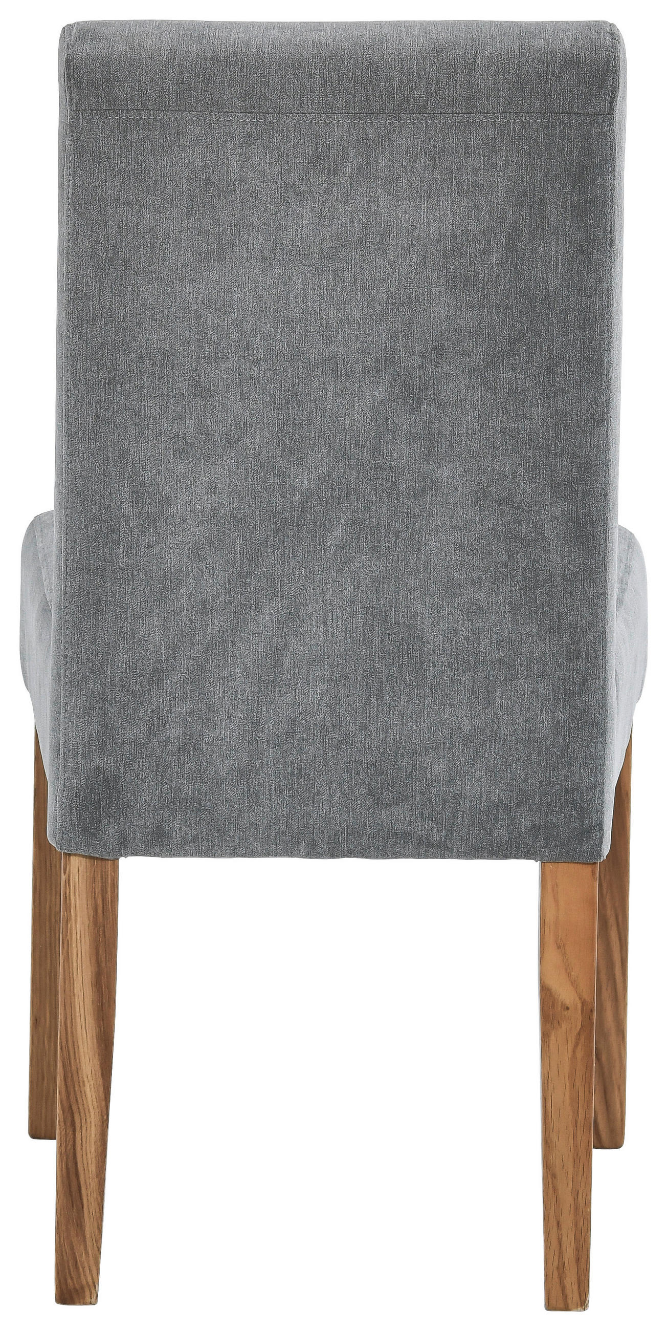 SZÉK fa, textil szürke, tölgyfa  - tölgyfa/szürke, Konventionell, textil/fa (47,5/91,5/63cm) - Cantus