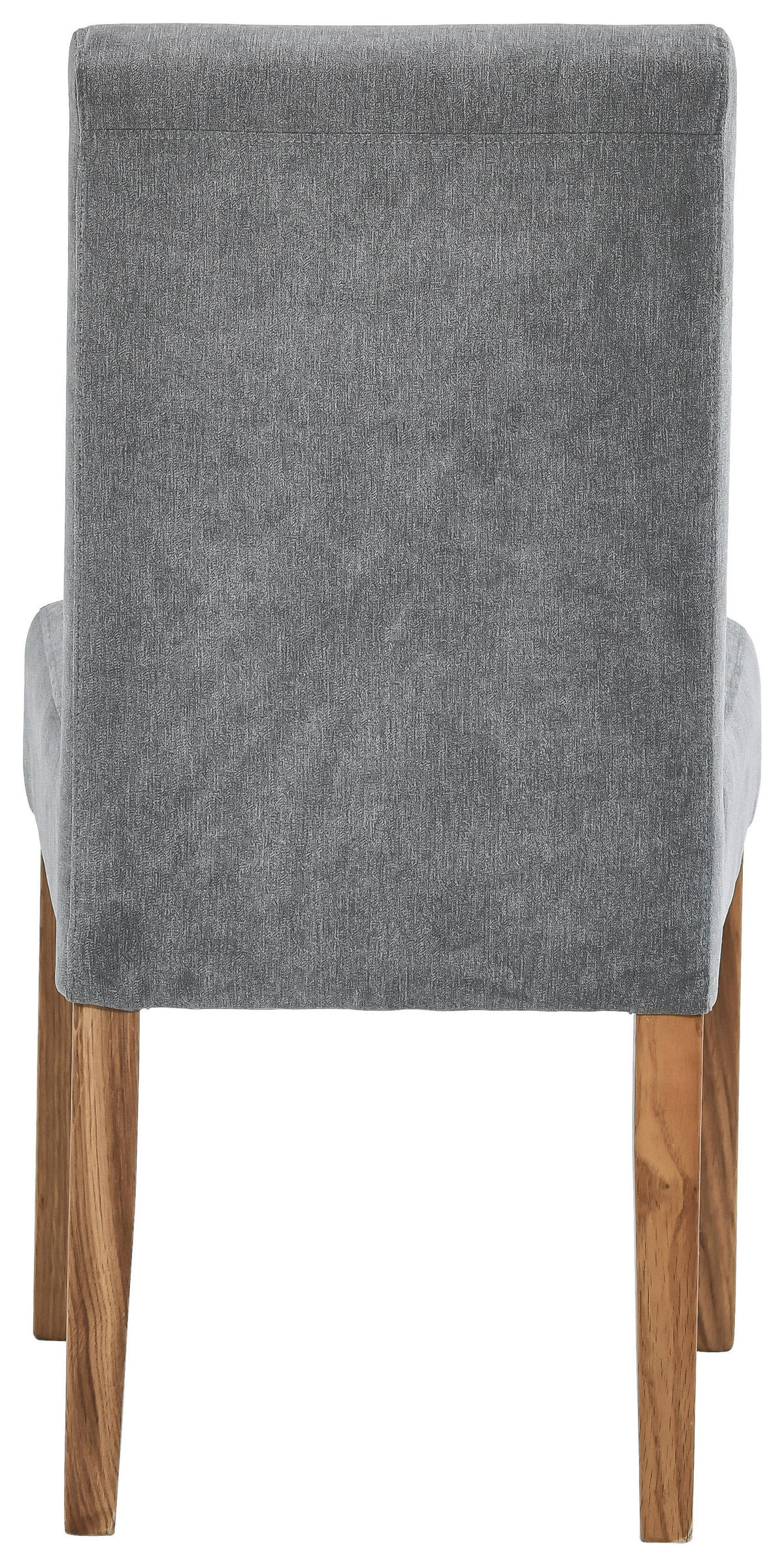 SZÉK fa, textil szürke, tölgyfa  - tölgyfa/szürke, Konventionell, textil/fa (47,5/91,5/63cm) - Cantus