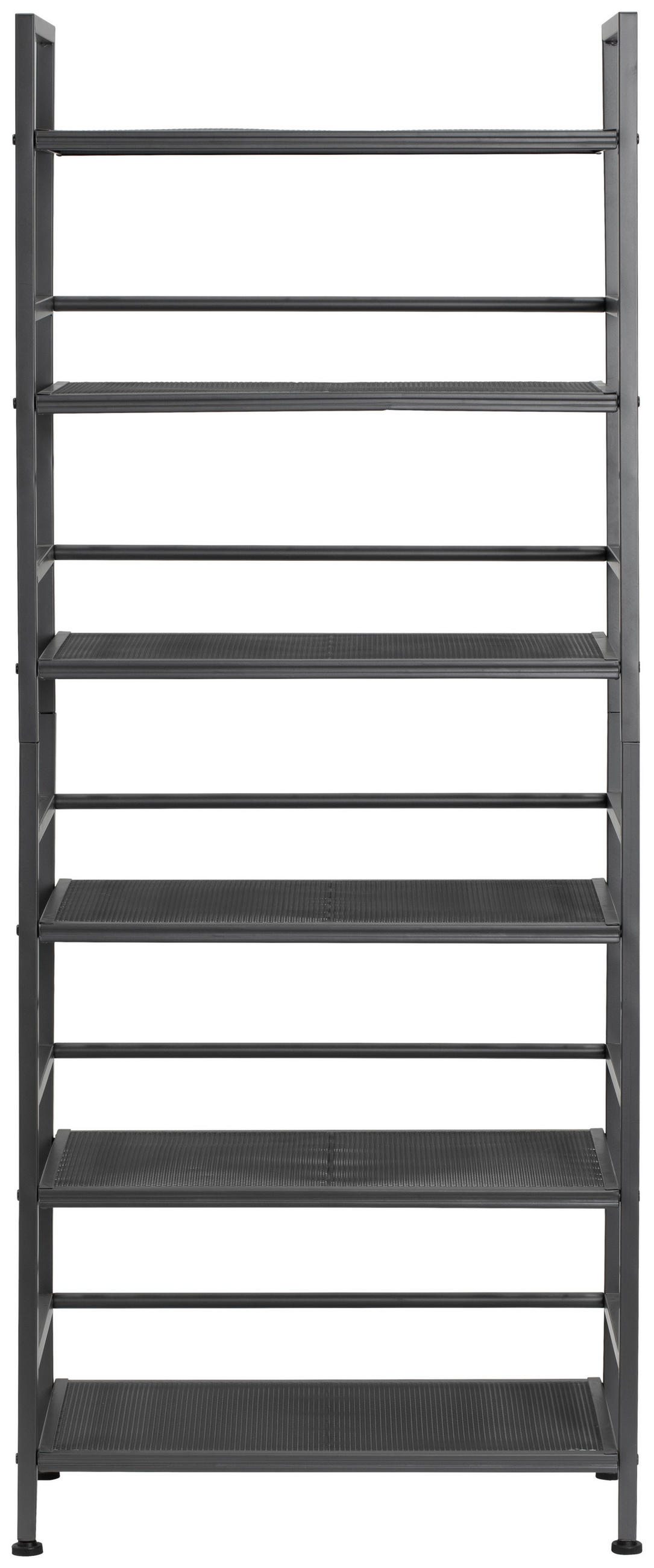 SCHUHREGAL Grau  - Grau, MODERN, Metall (59/144/30cm) - PBJ