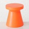 BEISTELLTISCH Orange rund  - Orange, Basics, Keramik/Kunststoff (35/39,5cm) - Boltze Home