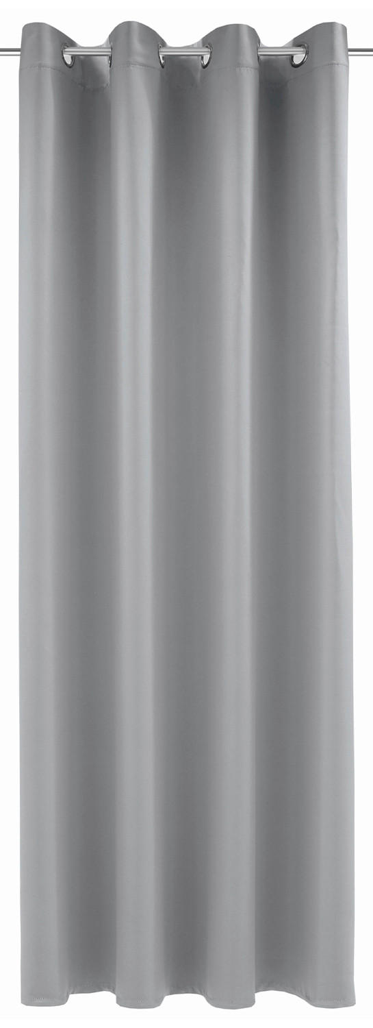 FERTIGVORHANG  blickdicht  140/245 cm   - Anthrazit, Basics, Textil (140/245cm)