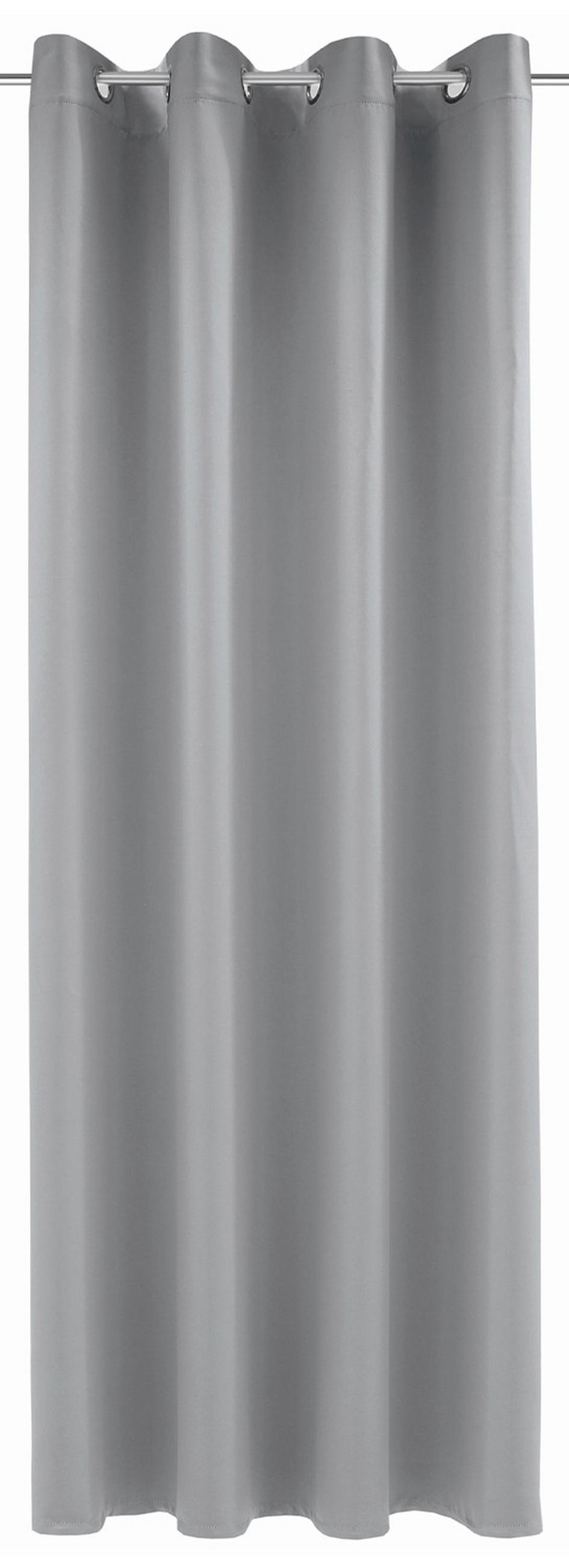 FERTIGVORHANG  blickdicht  140/245 cm   - Anthrazit, Basics, Textil (140/245cm)