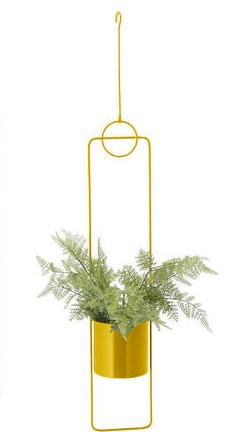 BLUMENAMPELN   - Goldfarben, Basics, Metall (15/88/15cm)