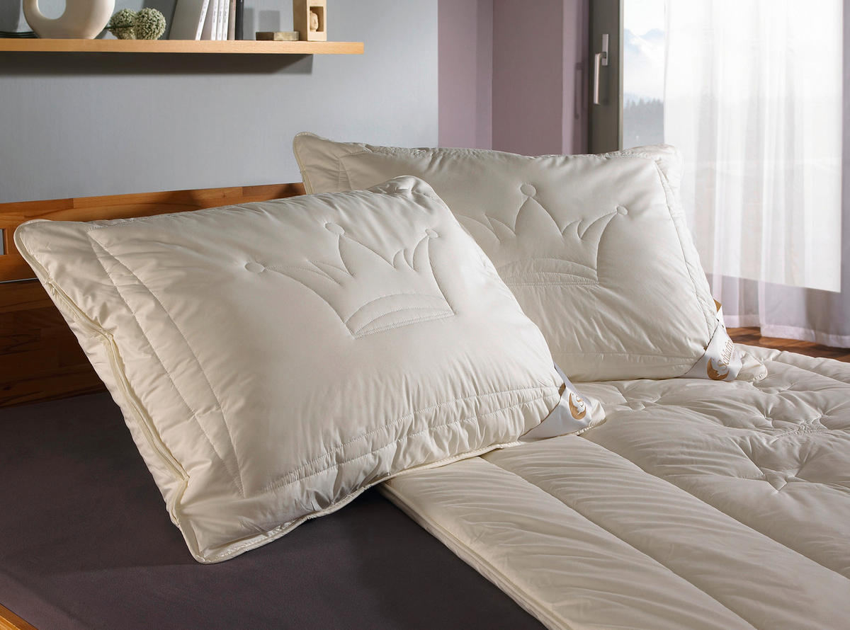 KISSEN 70/90 cm   - Creme, Basics, Naturmaterialien (70/90cm) - Schlafmond