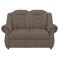 2-SITZER-SOFA in Chenille Taupe  - Taupe/Schwarz, Konventionell, Kunststoff/Textil (145/102/101cm) - Livetastic