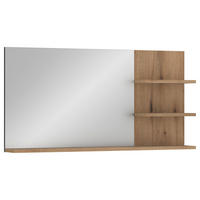 BADEZIMMERSPIEGEL 135/70/20 cm  - Eichefarben/Anthrazit, MODERN, Glas/Holzwerkstoff (135/70/20cm) - MID.YOU