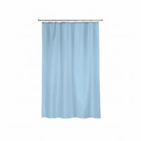 DUSCHVORHANG 180/200 cm  - Hellblau, Basics, Textil (180/200cm) - MSV