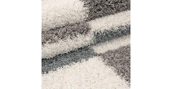 HOCHFLORTEPPICH 80/80 cm Gala Türkis - Türkis, Design, Textil (80/80cm) - Novel