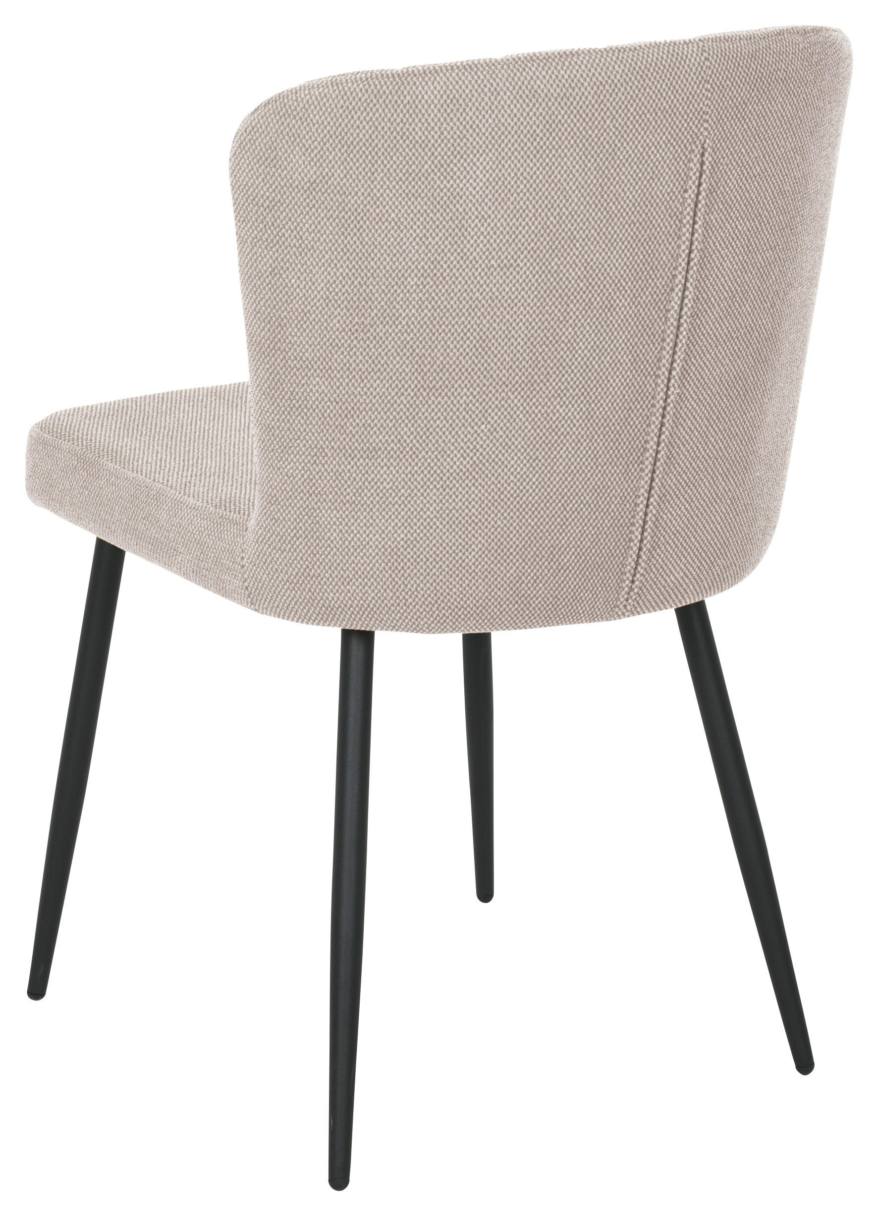 VIERFUßSTUHL - Taupe/Schwarz, KONVENTIONELL, Holz/Textil (52/82/60cm) - P & B