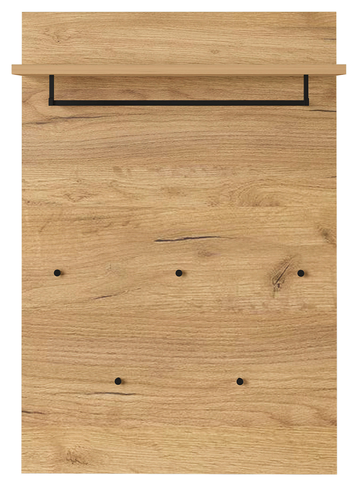 GARDEROBENPANEEL  in 75/110/30 cm  - Eichefarben, KONVENTIONELL, Holzwerkstoff (75/110/30cm) - Germania