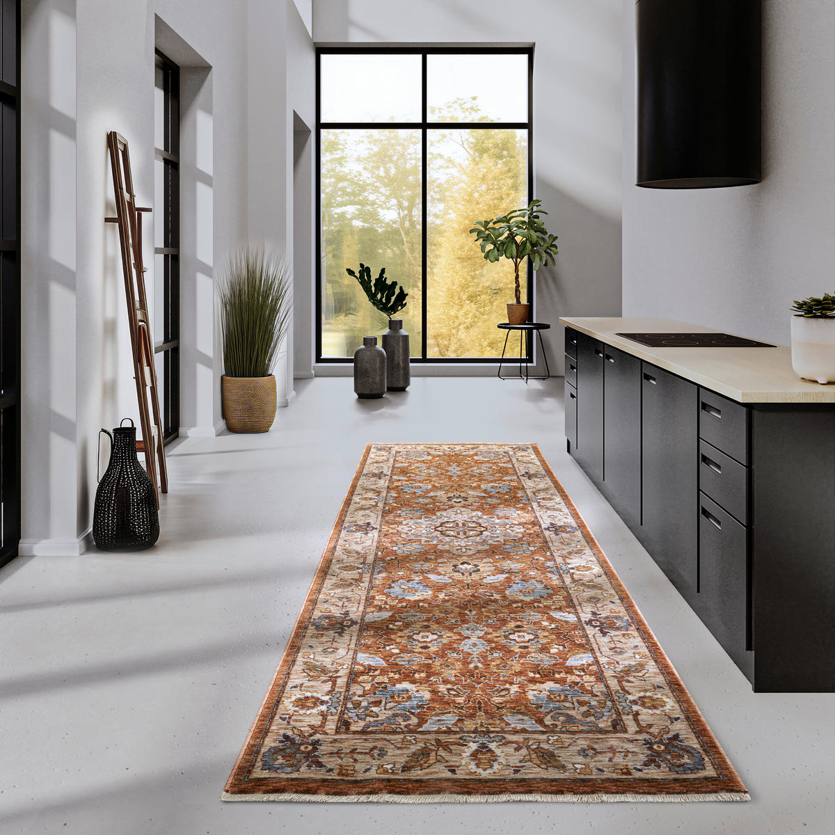 LÄUFER 80/190 cm Kollektion 1871 Multicolor, Kupferfarben  - Multicolor/Kupferfarben, Design, Kunststoff (80/190cm) - Villeroy & Boch