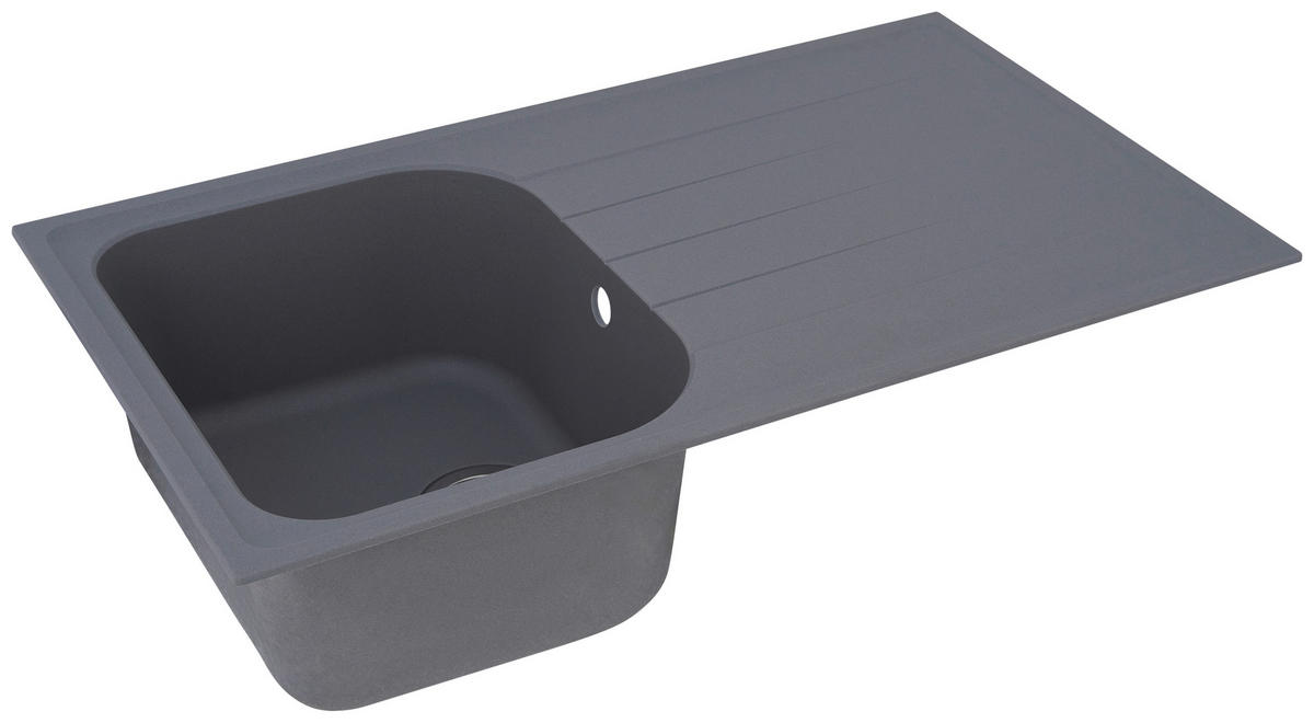 SPÜLE 1725ORLANDO86X50G  - Grau, Trend, Stein (86/20,9/50cm) - Respekta